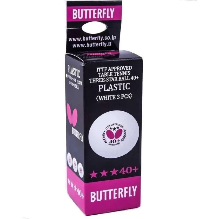 3 Star Table Tennis Ball – Butterfly Brand (Pack of 3)