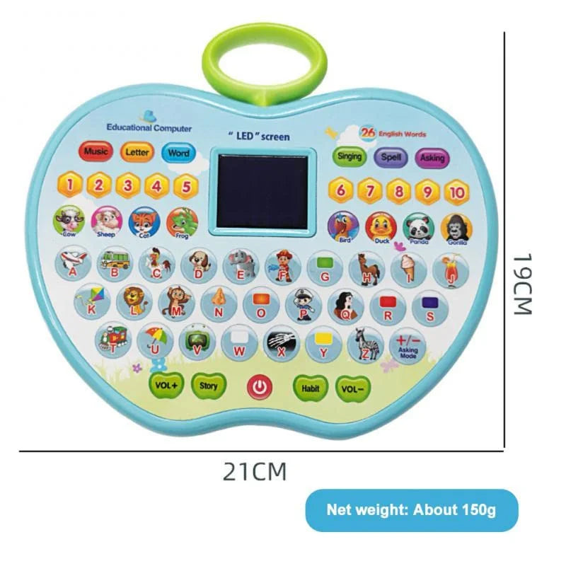 Apple-Shaped Educational Mini Laptop