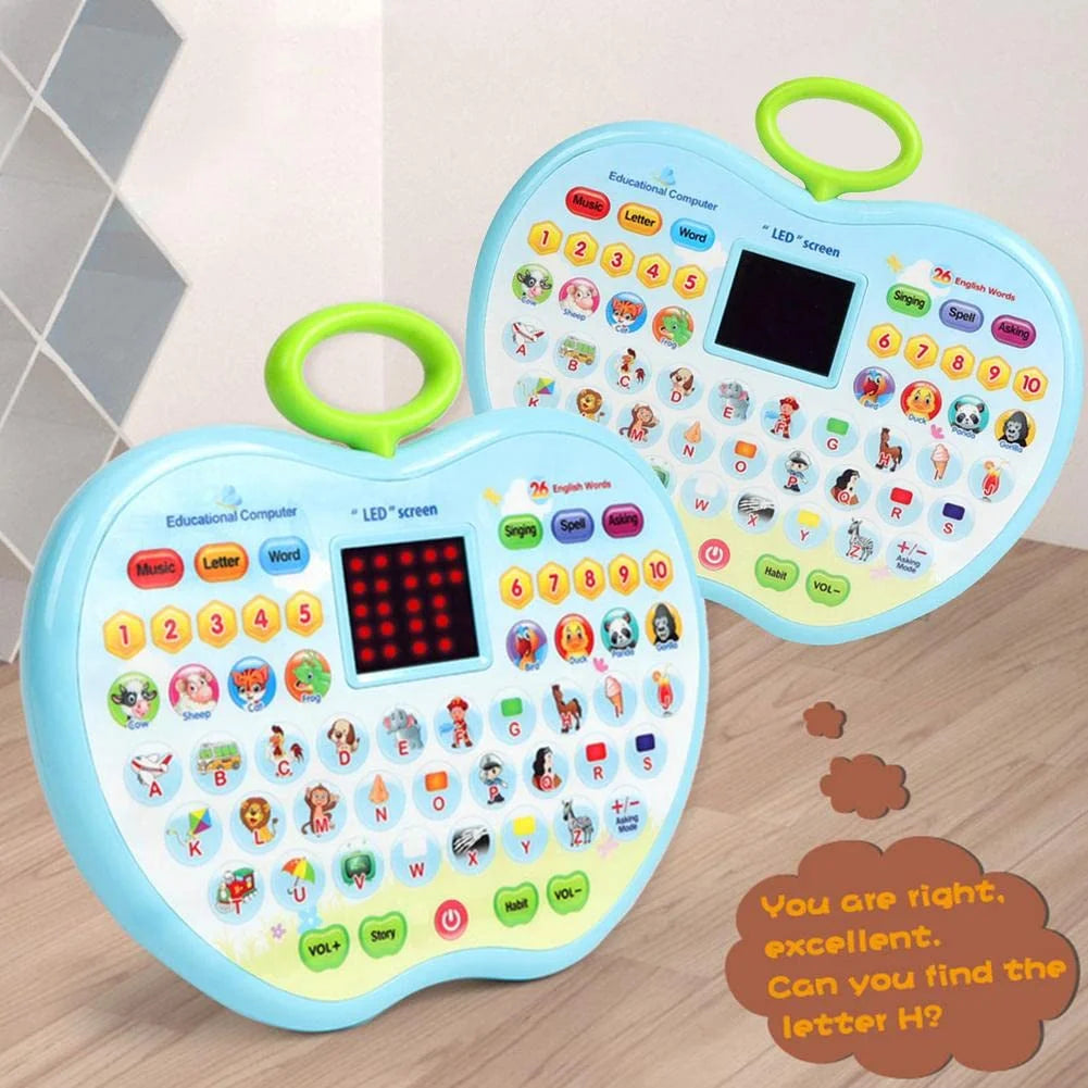 Apple-Shaped Educational Mini Laptop