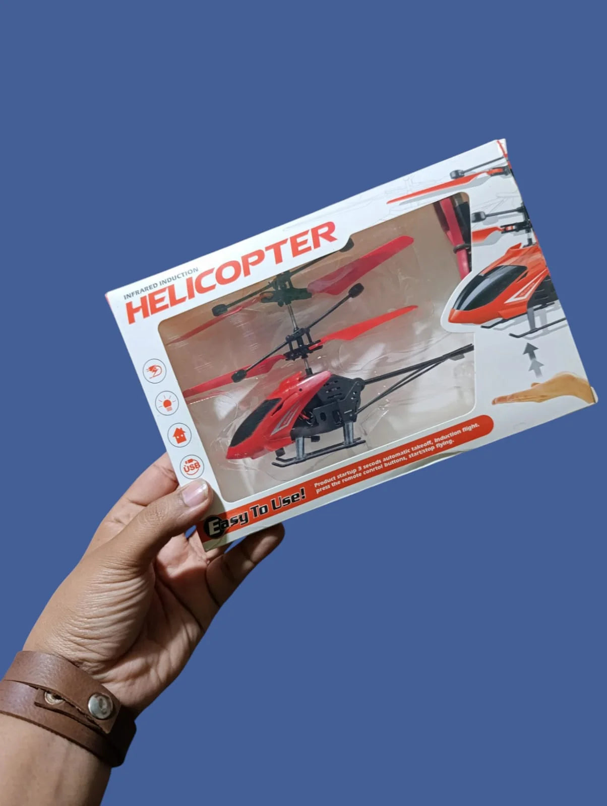 Hand Induction Flying Helicopter Toy