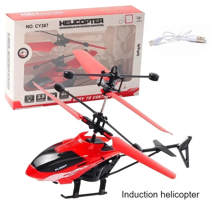 Hand Induction Flying Helicopter Toy