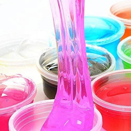 Magic Crystal Soft Fluffy Slime – Multicolor Jelly Clay