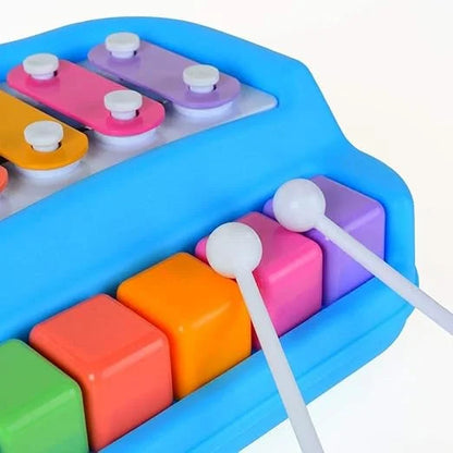 2-in-1 Mini Musical Xylophone & Piano