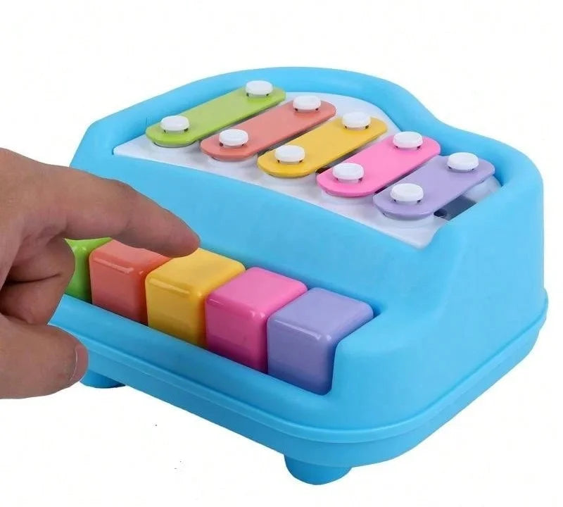 2-in-1 Mini Musical Xylophone & Piano