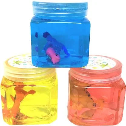 Animal Magic Crystal Soft Fluffy Slime – Multicolor Jelly Clay