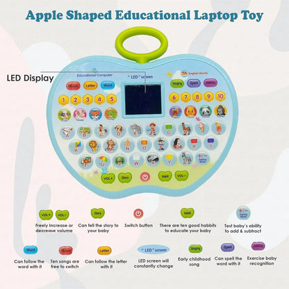Apple-Shaped Educational Mini Laptop