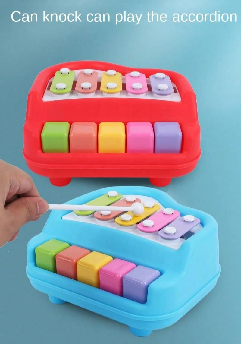 2-in-1 Mini Musical Xylophone & Piano