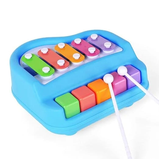 2-in-1 Mini Musical Xylophone & Piano