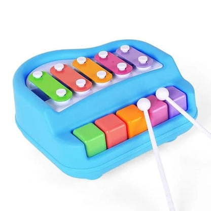 2-in-1 Mini Musical Xylophone & Piano
